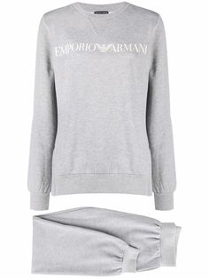 Emporio Armani спортивный костюм с логотипом