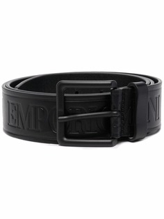 Emporio Armani ремень с тисненым логотипом