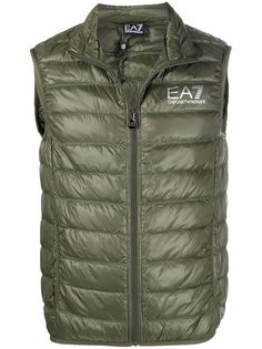 Ea7 Emporio Armani жилет на молнии с логотипом