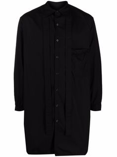 Yohji Yamamoto куртка-рубашка оверсайз