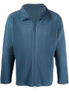 Homme Plissé Issey Miyake плиссированный кардиган на молнии