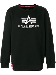 Alpha Industries свитер с заплаткой с логотипом