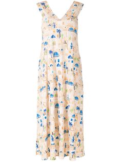 Lygia & Nanny платье Araponga с принтом