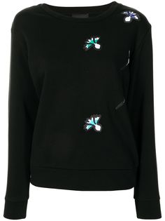 Emporio Armani толстовка с цветочным принтом