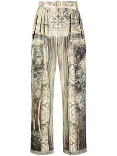 Alberta Ferretti брюки St.Trompe с принтом