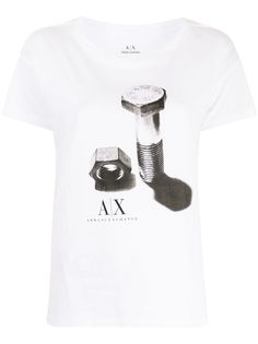 Armani Exchange футболка с логотипом