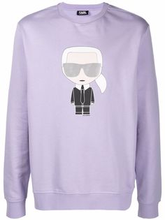 Karl Lagerfeld толстовка Ikonik с круглым вырезом