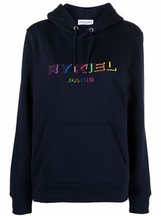 SONIA RYKIEL худи из органического хлопка с вышитым логотипом