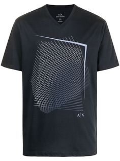 Armani Exchange футболка с графичным принтом