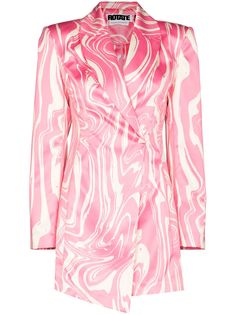 ROTATE платье мини Shannon с принтом