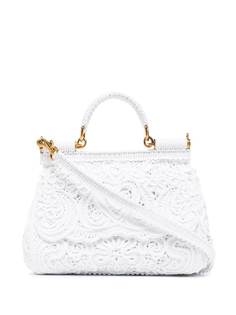 Dolce & Gabbana сумка-тоут Sicily в технике кроше