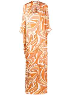 Emilio Pucci кафтан с принтом Vortici