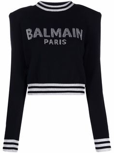 Balmain джемпер с логотипом