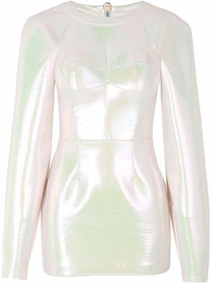 Dolce & Gabbana короткое платье с переливчатым эффектом