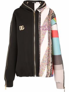 Dolce & Gabbana худи с контрастной вставкой