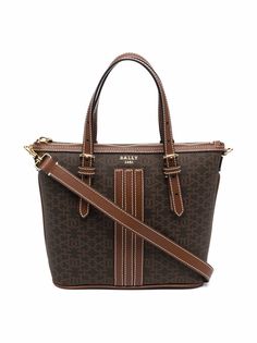 Bally сумка-тоут с монограммой