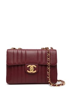 Chanel Pre-Owned сумка Jumbo Mademoiselle Classic Flap 1992-го года