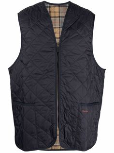 Barbour стеганый жилет на молнии