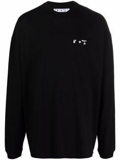 Off-White толстовка оверсайз с логотипом