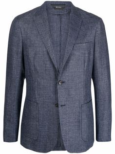 Z Zegna однобортный пиджак