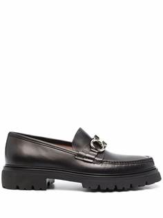 Salvatore Ferragamo лоферы с декором Gancini