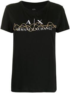 Armani Exchange футболка с логотипом