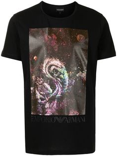 Emporio Armani футболка с графичным принтом