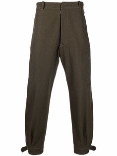 Maison Margiela брюки с ремешками