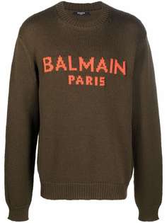 Balmain джемпер с логотипом