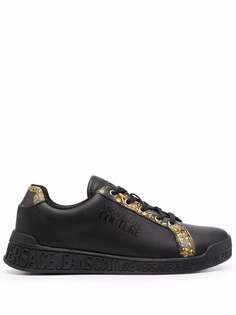 Versace Jeans Couture кеды с узором Greca и принтом Barocco