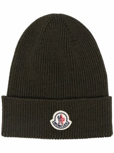 Moncler шапка бини с логотипом