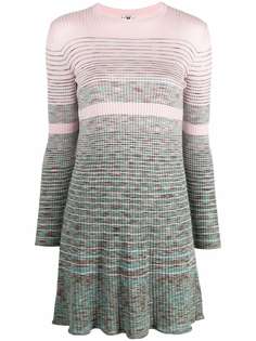 M Missoni трикотажное платье мини с расклешенным подолом