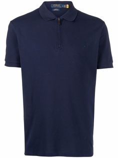 Polo Ralph Lauren рубашка поло на молнии с короткими рукавами