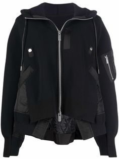 sacai куртка с капюшоном