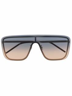 Saint Laurent солнцезащитные очки-маска SL364