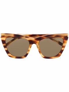 Saint Laurent солнцезащитные очки в оправе кошачий глаз