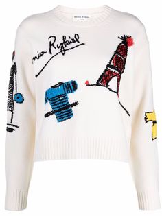 SONIA RYKIEL джемпер с абстрактным принтом