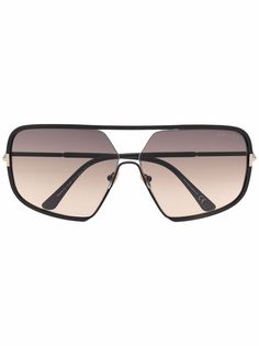 TOM FORD Eyewear солнцезащитные очки-авиаторы в массивной оправе
