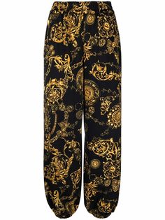 Versace Jeans Couture брюки скинни с принтом Barocco