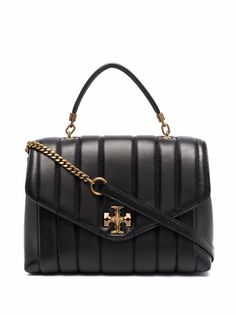 Tory Burch стеганая сумка с логотипом