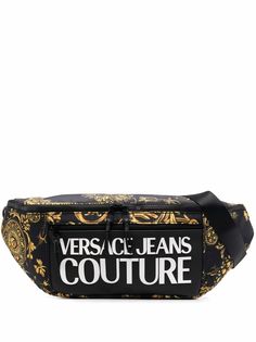 Versace Jeans Couture поясная сумка с принтом Regalia Baroque