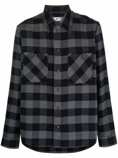 Off-White plaid flannel shirt