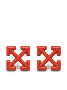 Off-White mini Arrow logo earrings