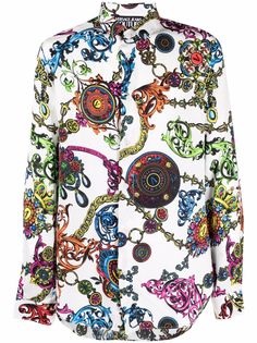 Versace Jeans Couture рубашка с принтом Regalia Baroque