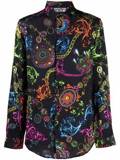 Versace Jeans Couture рубашка с принтом Regalia Baroque