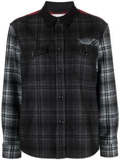 Woolrich клетчатая рубашка в стиле колор-блок