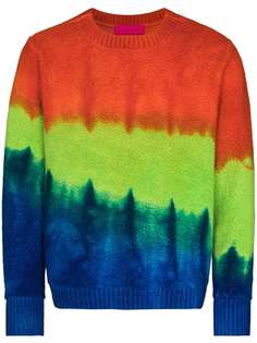 The Elder Statesman Sherpa dye crew neck jumper