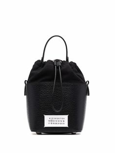 Maison Margiela сумка-ведро 5AC с нашивкой-логотипом