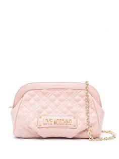 Love Moschino стеганый клатч