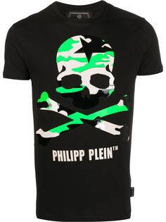Philipp Plein футболка с принтом Skull
